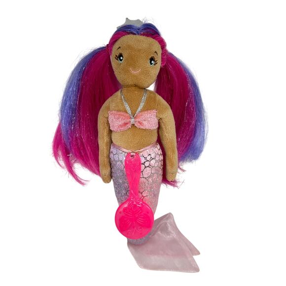 NOLA the Plush PURPLE MERMAID 13" Stuffed Doll by Douglas Cuddle Toys #1691 - Picture 1 of 8